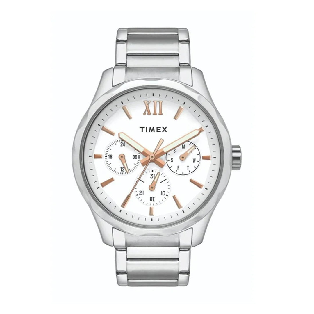 Timex Empera Analog White Dial Mem's Watch TW0TG7626