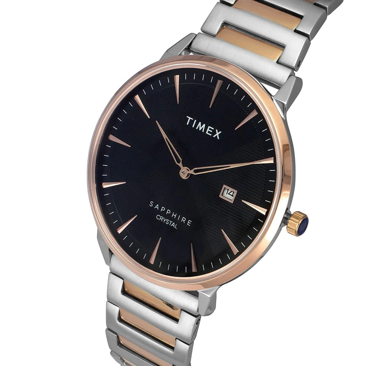 Timex Fashion  Quartz Black Dial Analog Stainless Steel Men's Watch TWEG21905