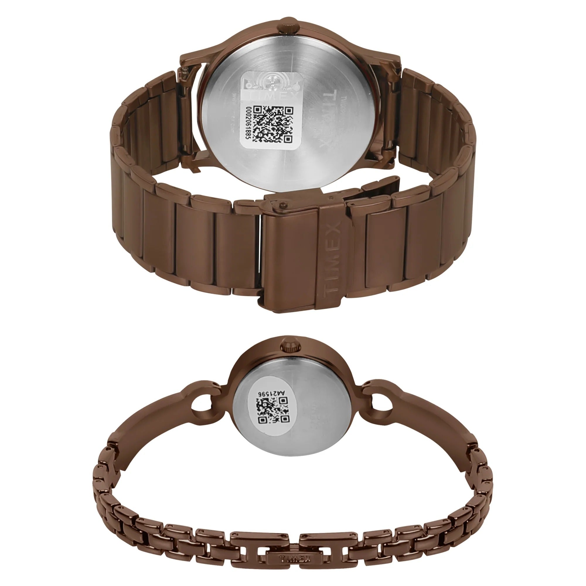 Timex Classics Along Rose Gold Dial Couple Pair Watch-TW00PR265