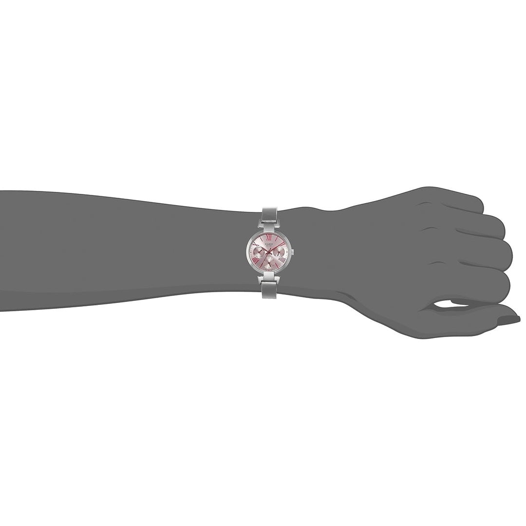 Casio Enticer Ladies Quartz Red/Pink Dial Analog Women's Watch LTP-E404D-4AVDF