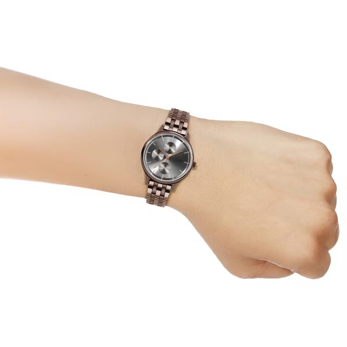 Casio Enticer Quartz Grey Dial Multi-Function Women's Watch LTP-SN7YRB-8A [A2499]