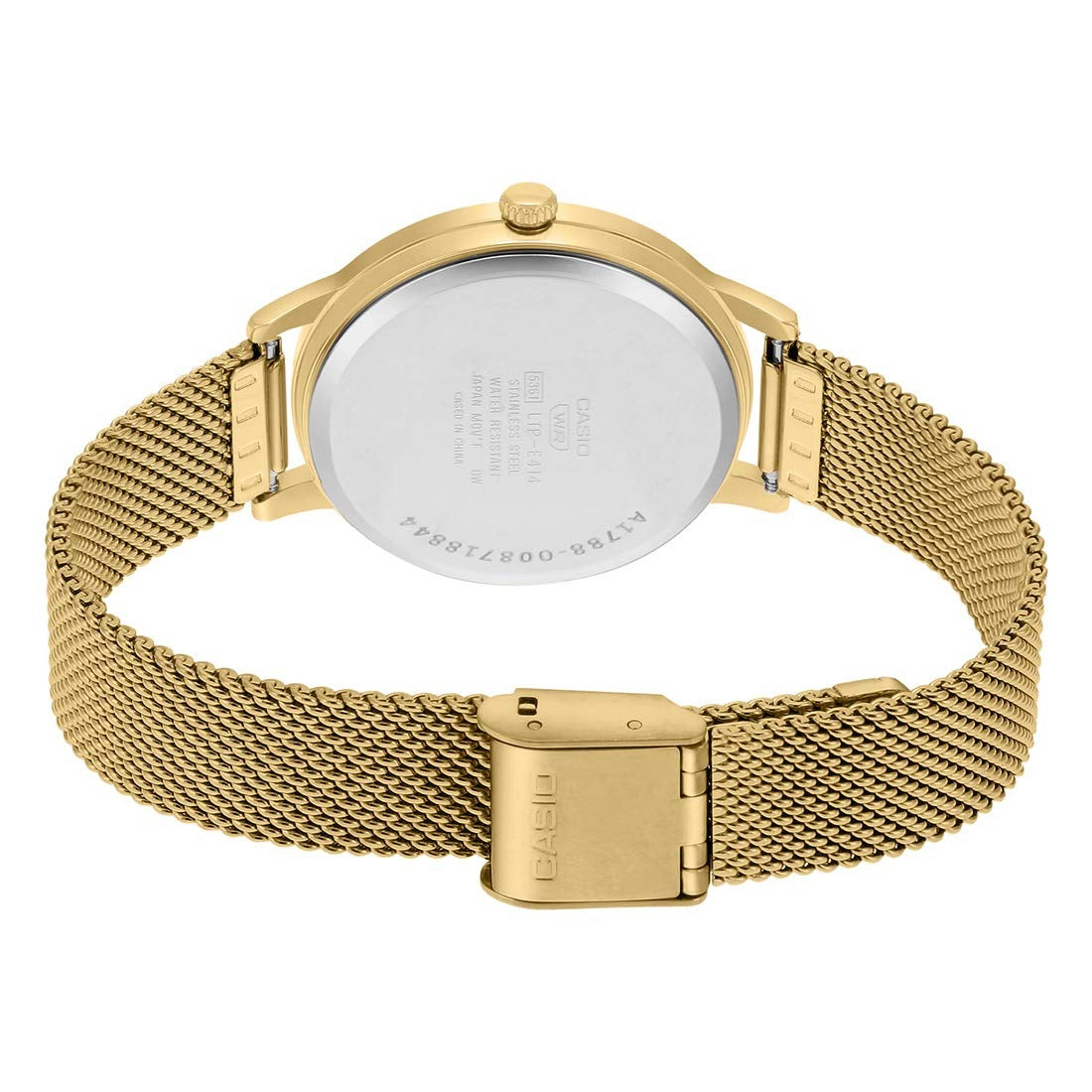 Casio Enticer Ladies Quartz Gold Dial Analog Women's Watch LTP-E157MG-9ADF