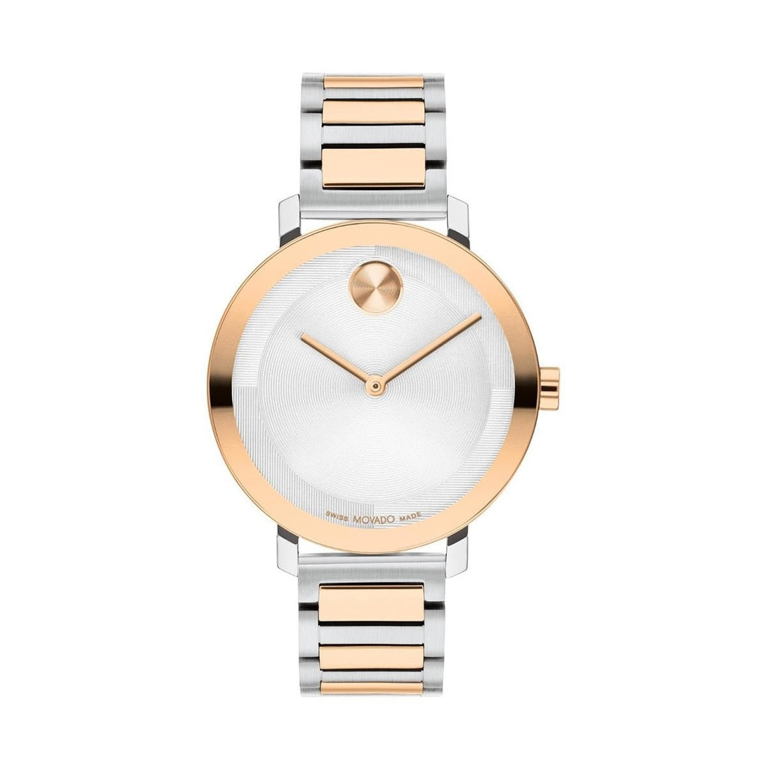 Bold Women Quartz Silver Dial Analog Stainless Steel Watch 3601141