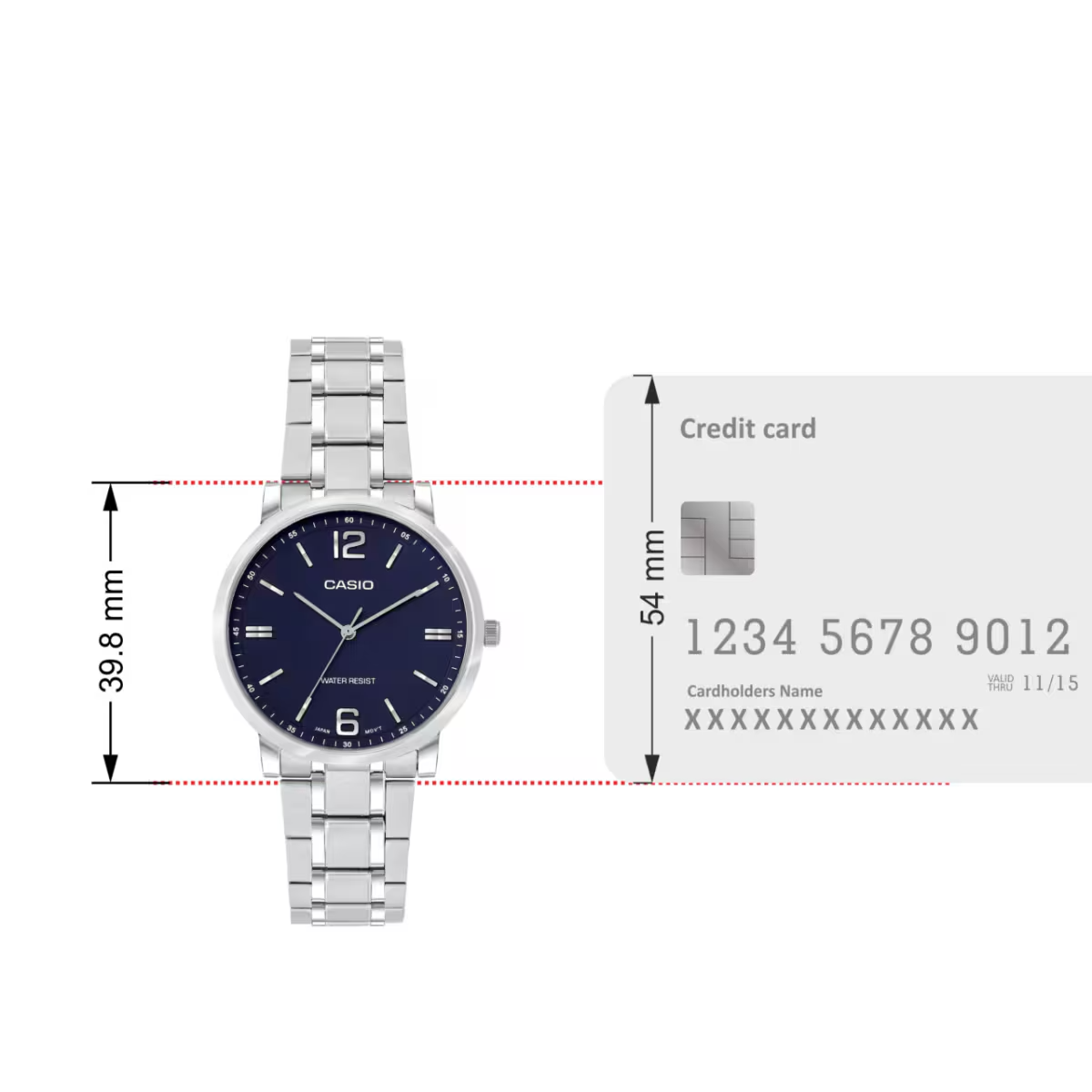 Casio Enticer Ladies Quartz Blue Dial Analog Women's Watch LTP-SN5YD-2A [A2442]