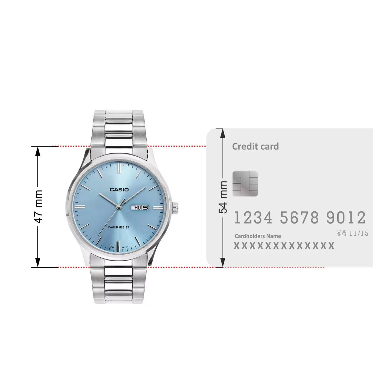 Casio Enticer Quartz Blue Dial Analog Men's Watch MTP-SN8YD-2B2 [A2515]